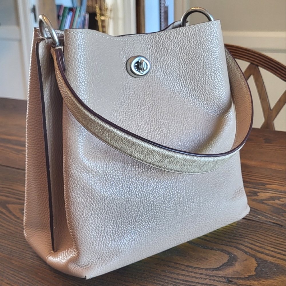 Coach Charlie Bucket Bag 21 In Blocked Signature Canvas